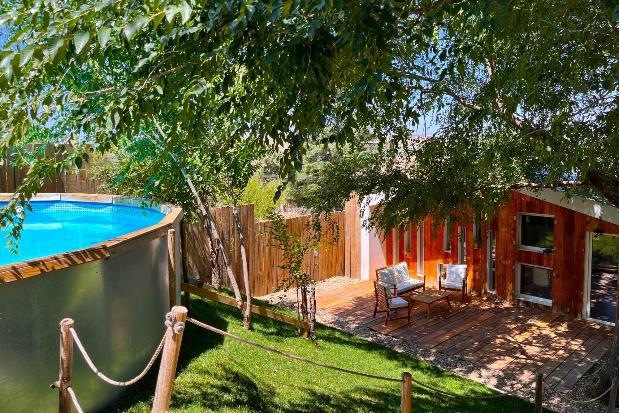 Fee4Me Cabin With Pool And Garden San Martín de la Vega Εξωτερικό φωτογραφία